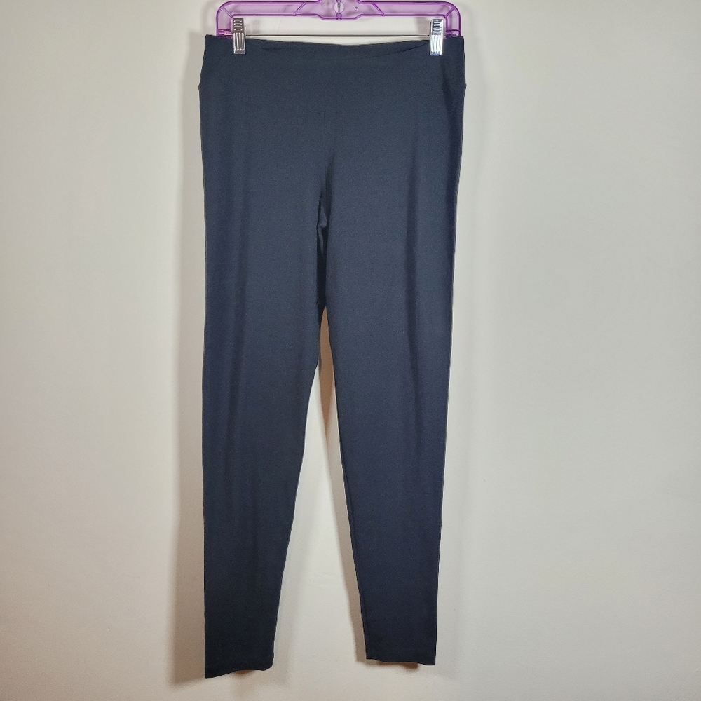Peruvian Connections Pima Cotton Spa Leggings Black Size 22 Yoga Workout